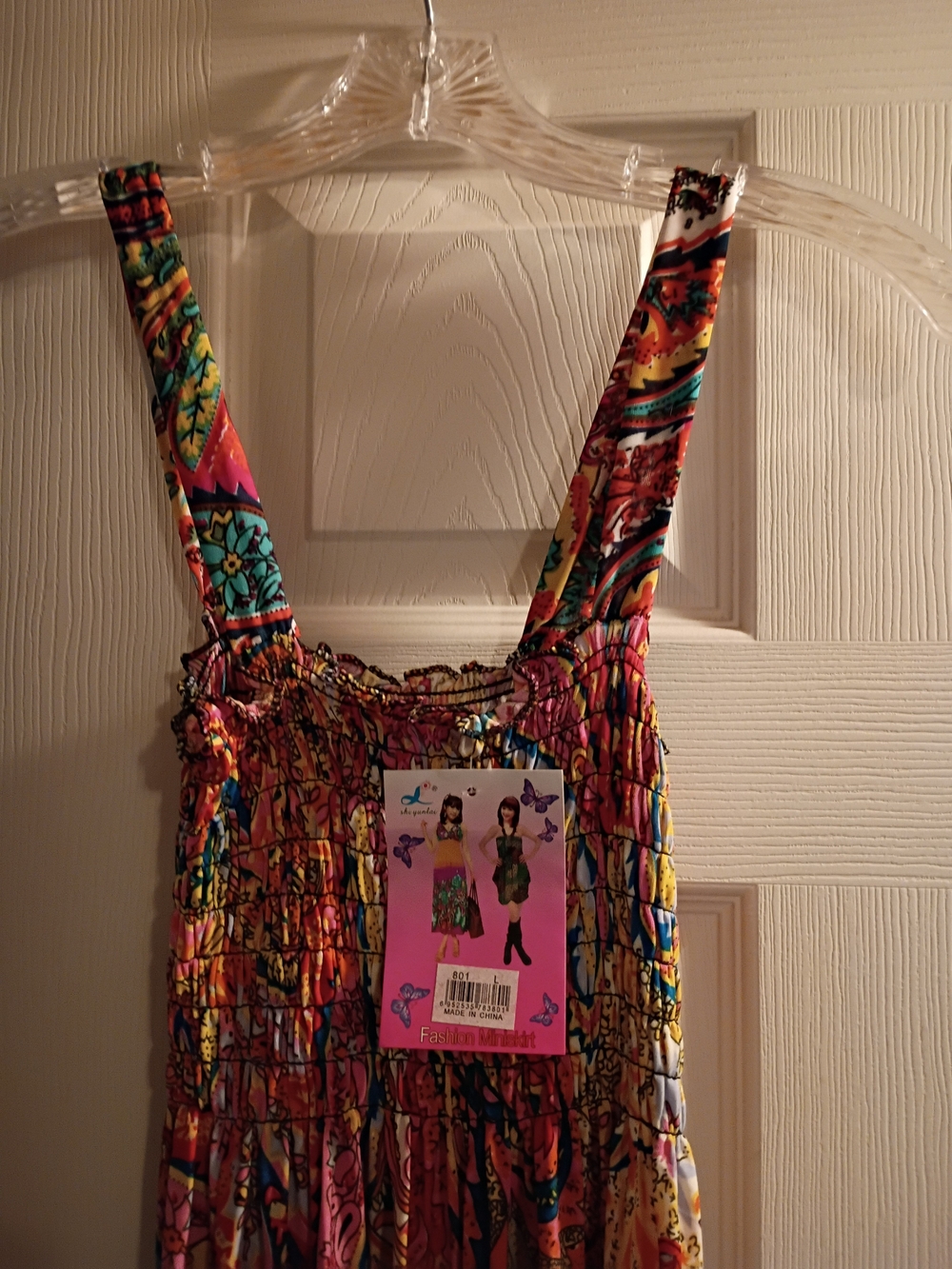 NWT Colorful Sleeveless Paisley Smocked Midi Dress - Picture 2 of 6